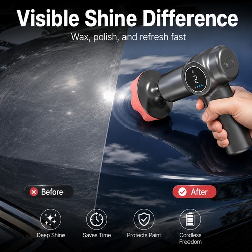 Cordless car polisher - car,