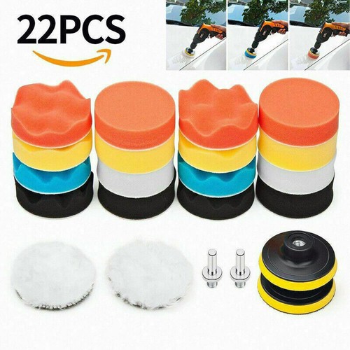22pc car buffing - car, pads